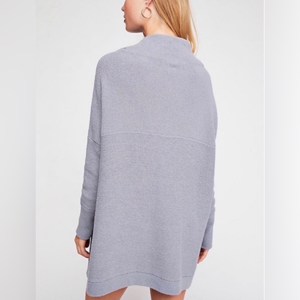 Free People Blue Ribbed Tunic - Picture 8 of 8